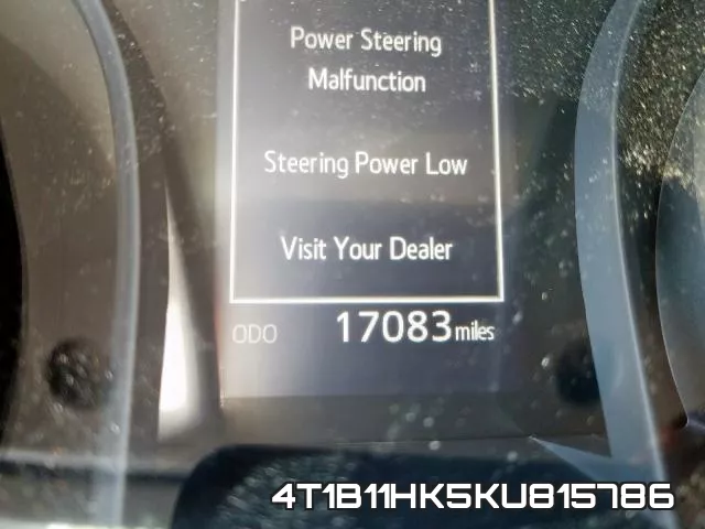 4T1B11HK5KU815786 фото 9