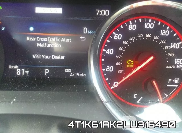 4T1K61AK2LU316490 фото 8