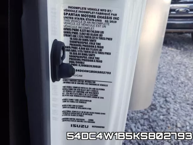 54DC4W1B5KS802793 фото 2