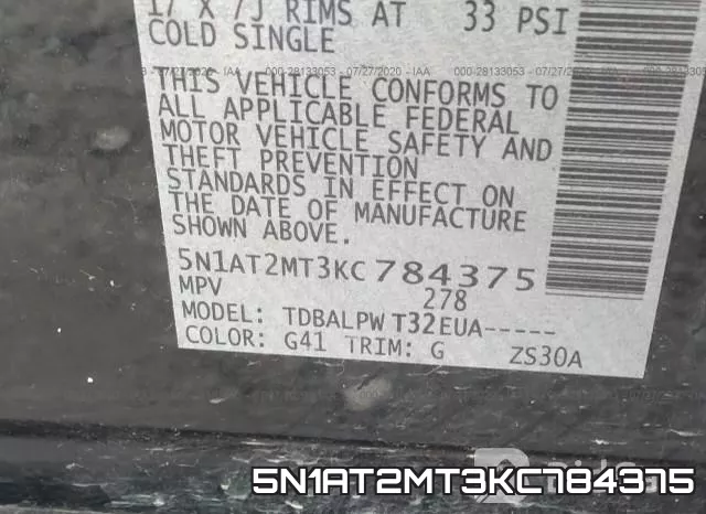 5N1AT2MT3KC784375 фото 10