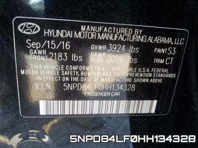 5NPD84LF0HH134328 фото 2
