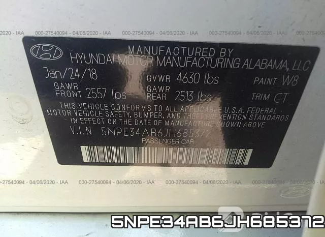 5NPE34AB6JH685372 фото 10