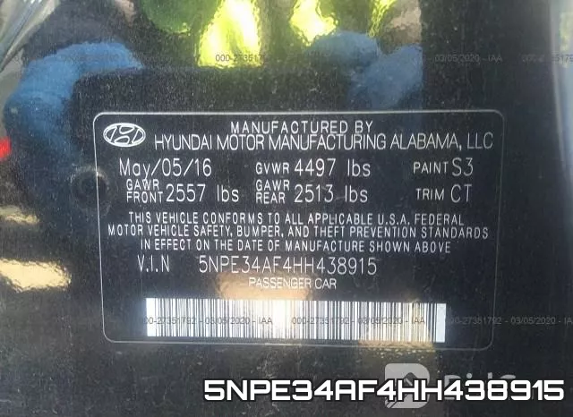 5NPE34AF4HH438915 фото 10