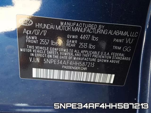5NPE34AF4HH587213 фото 2