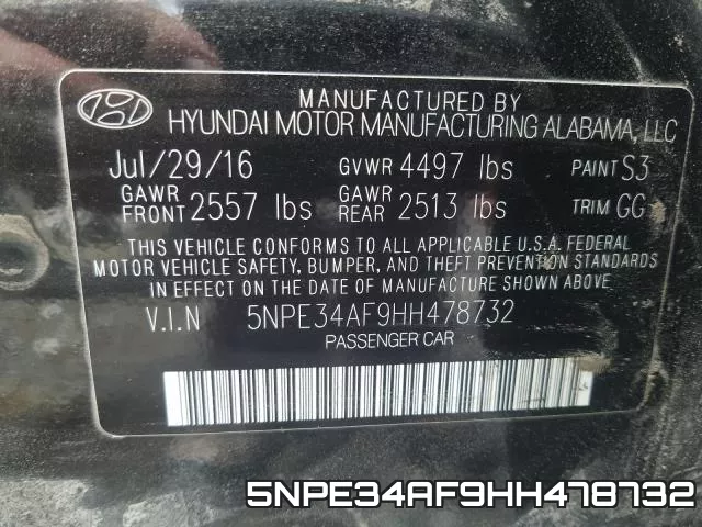 5NPE34AF9HH478732 фото 2