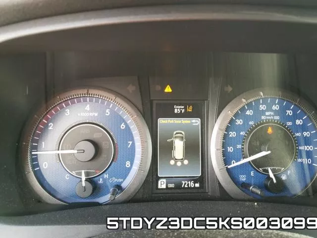 5TDYZ3DC5KS003099 фото 9