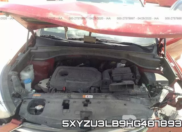 5XYZU3LB9HG487893 фото 2