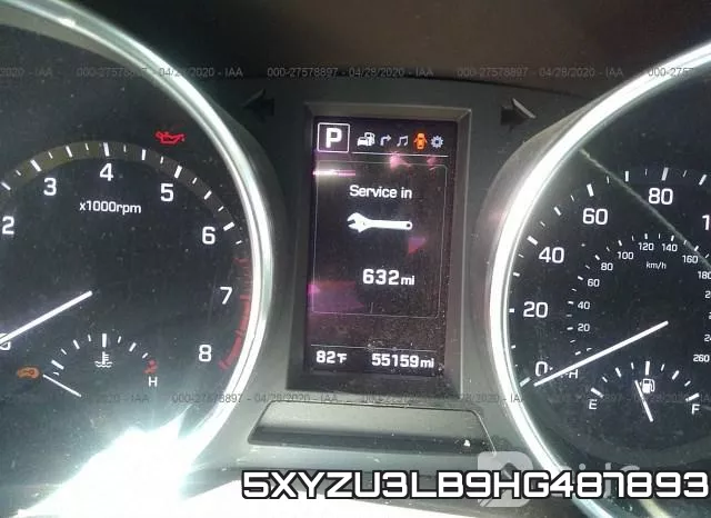 5XYZU3LB9HG487893 фото 8