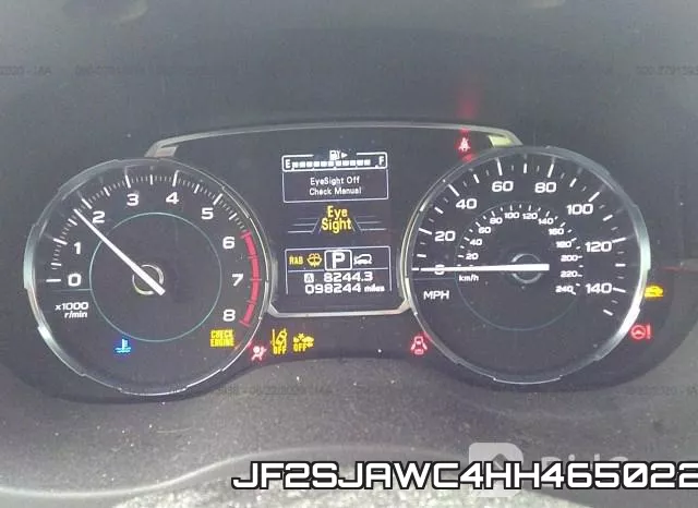 JF2SJAWC4HH465022 фото 8