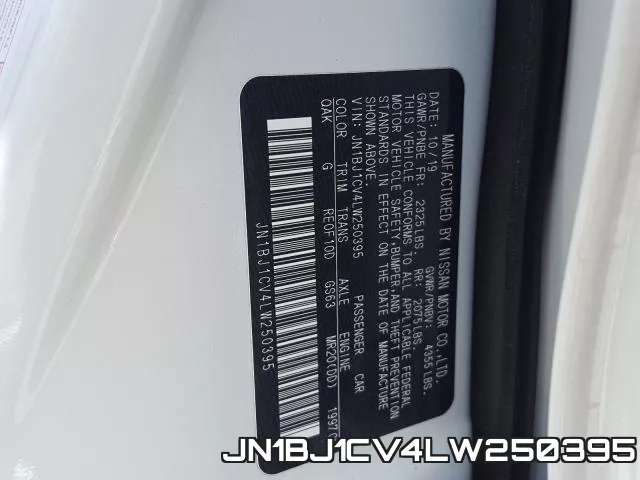 JN1BJ1CV4LW250395 фото 2