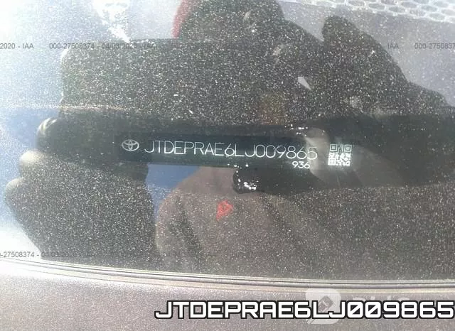 JTDEPRAE6LJ009865 фото 10