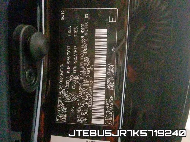 JTEBU5JR7K5719240 фото 2