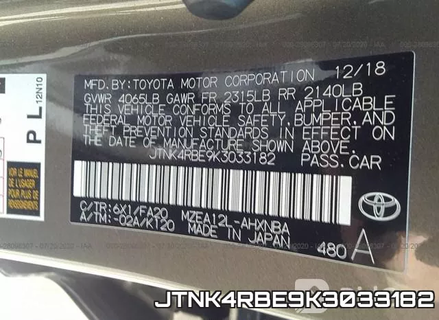 JTNK4RBE9K3033182 фото 10