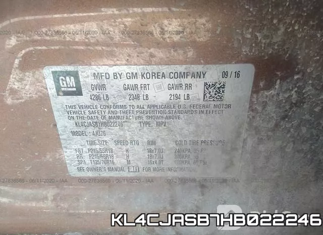 KL4CJASB7HB022246 фото 10