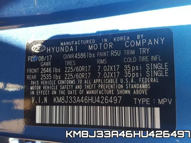 KM8J33A46HU426497 фото 2