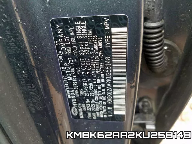 KM8K62AA2KU258148 фото 2