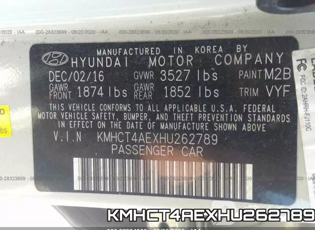 KMHCT4AEXHU262789 фото 10