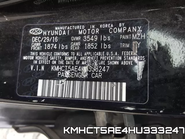 KMHCT5AE4HU333247 фото 2