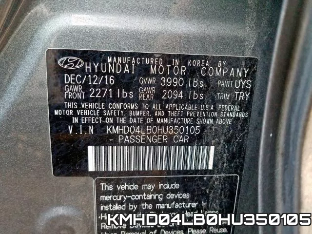 KMHD04LB0HU350105 фото 2