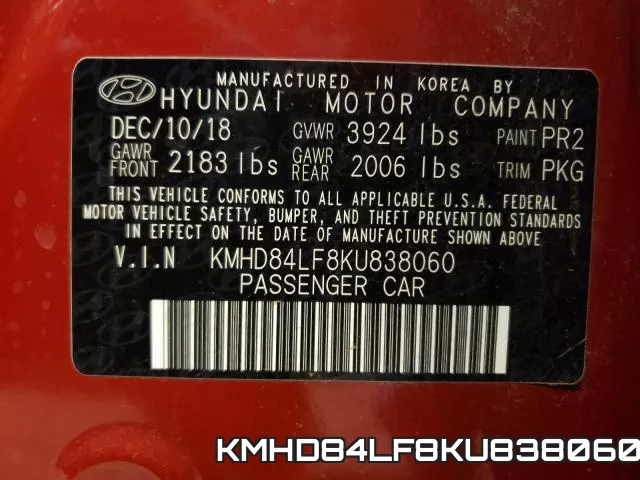 KMHD84LF8KU838060 фото 2