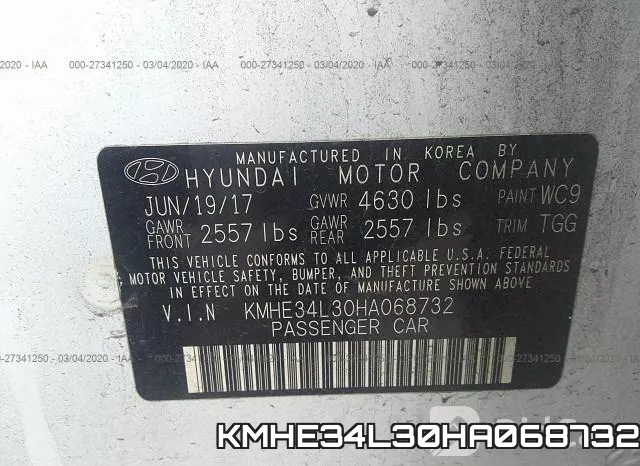 KMHE34L30HA068732 фото 10