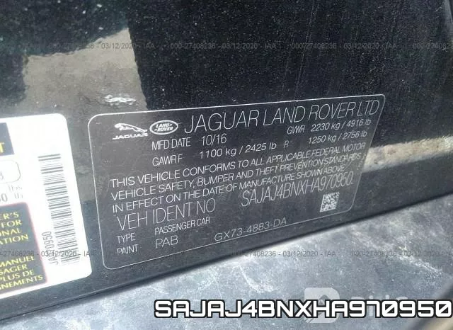 SAJAJ4BNXHA970950 фото 10