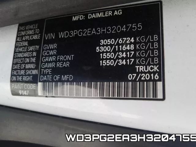 WD3PG2EA3H3204755 фото 2