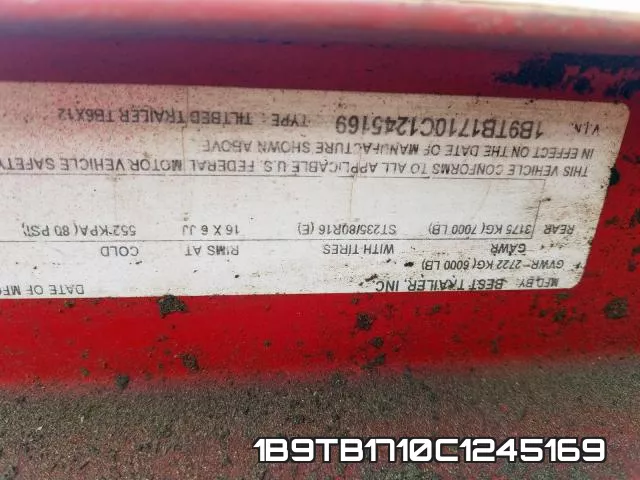 1B9TB1710C1245169 фото 2