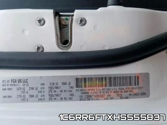 1C6RR6FTXHS555837 фото 2