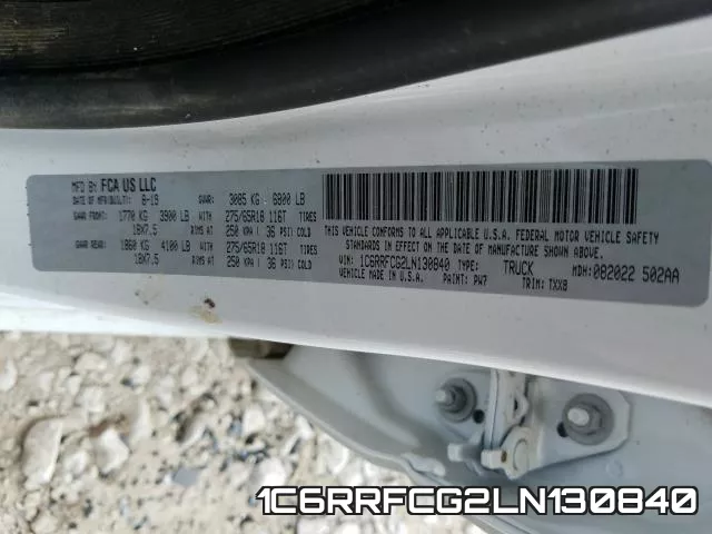 1C6RRFCG2LN130840 фото 2