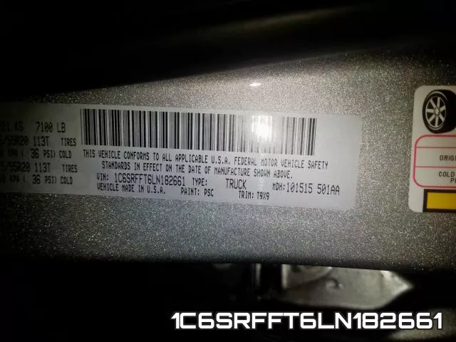 1C6SRFFT6LN182661 фото 2
