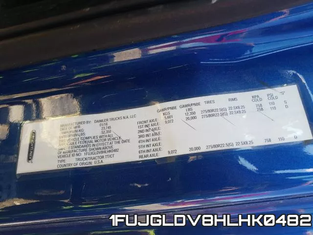 1FUJGLDV8HLHK0482 фото 2