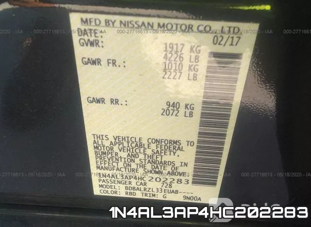 1N4AL3AP4HC202283 фото 10