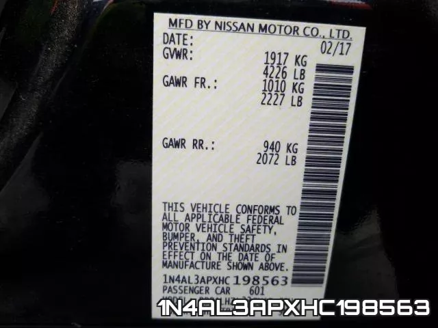 1N4AL3APXHC198563 фото 2