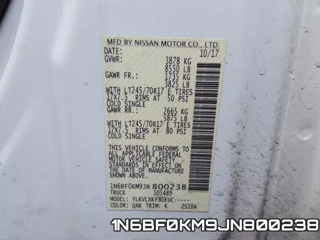 1N6BF0KM9JN800238 фото 2