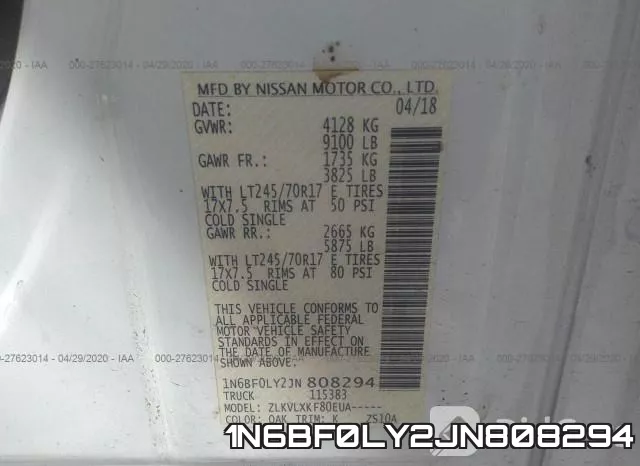 1N6BF0LY2JN808294 фото 10