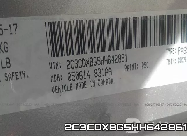 2C3CDXBG5HH642861 фото 10
