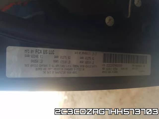 2C3CDZAG7HH573703 фото 2