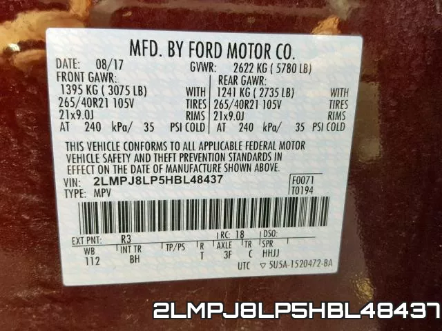 2LMPJ8LP5HBL48437 фото 2