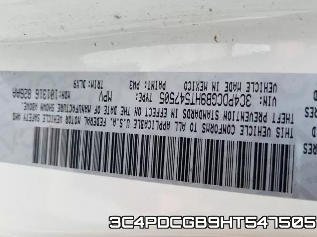 3C4PDCGB9HT547505 фото 2