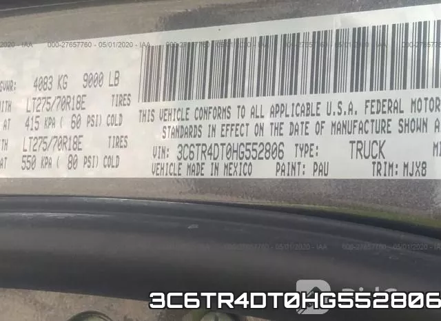 3C6TR4DT0HG552806 фото 10