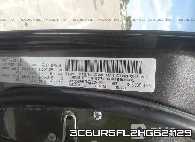 3C6UR5FL2HG621129 фото 10