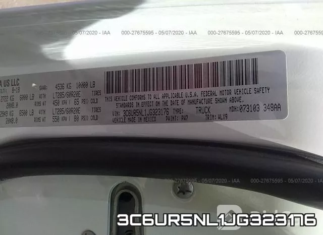 3C6UR5NL1JG323176 фото 10