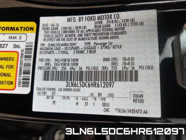 3LN6L5DC6HR612097 фото 2
