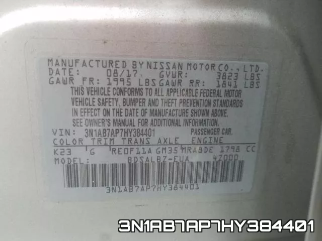 3N1AB7AP7HY384401 фото 2
