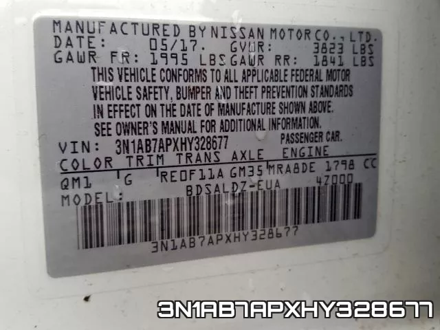 3N1AB7APXHY328677 фото 2