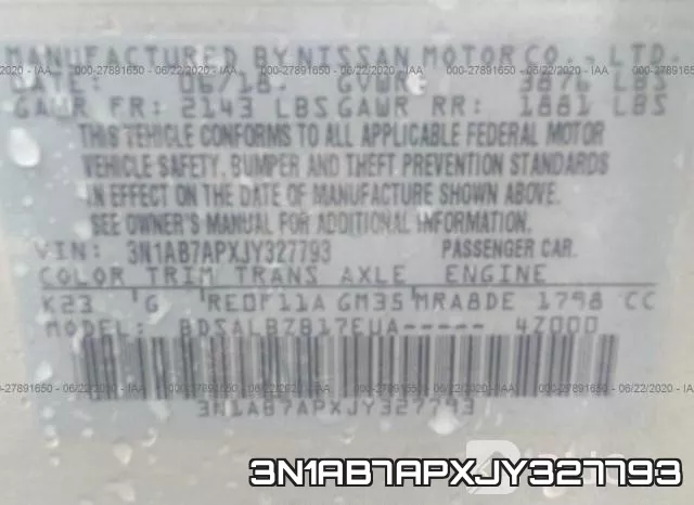 3N1AB7APXJY327793 фото 10