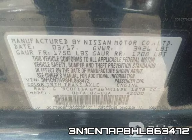 3N1CN7AP8HL863472 фото 10