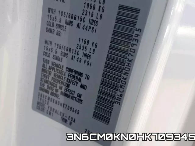 3N6CM0KN0HK709345 фото 2