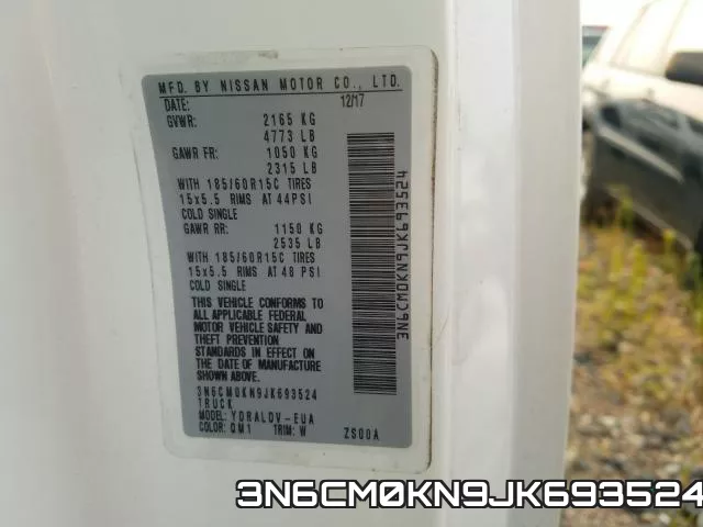 3N6CM0KN9JK693524 фото 2